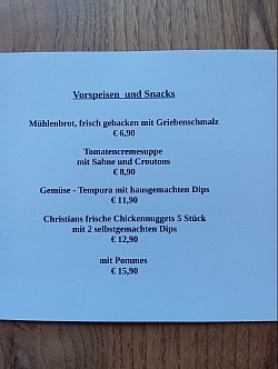Vorspeisen